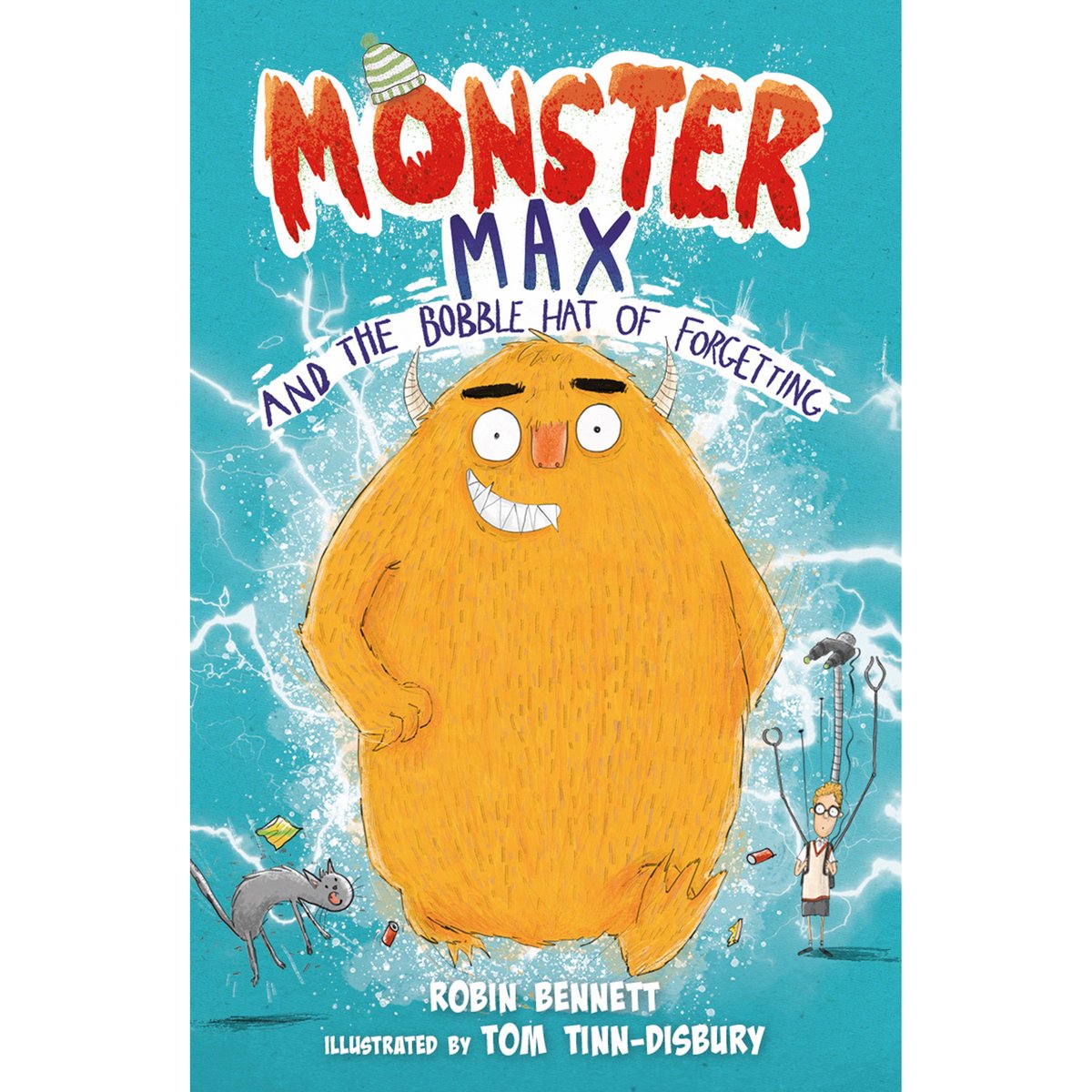 Plum_Agency's tweet photo. We’ve got a #monster of a #BookBirthday for you today!...Monster Max, that is!! @FireflyPress, #RobinBennett and our fabulous Plum Tom Tinn-Disbury's book Monster Max and the Bobble Hat Of Forgetting is out in paperback today!! 💜👹 https://t.co/Kfj59eDs0g