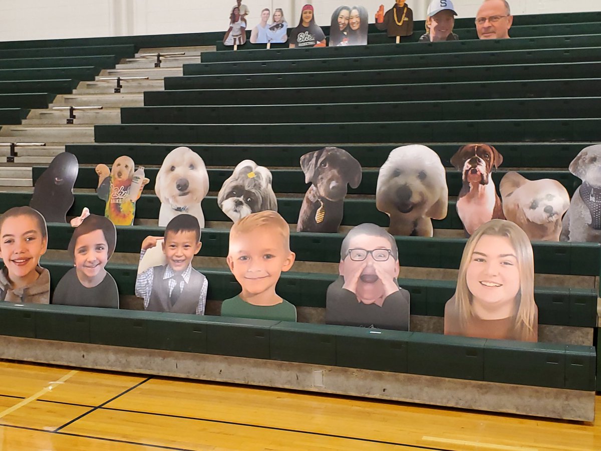 Big game today. Crowd is already filling up the stands.
