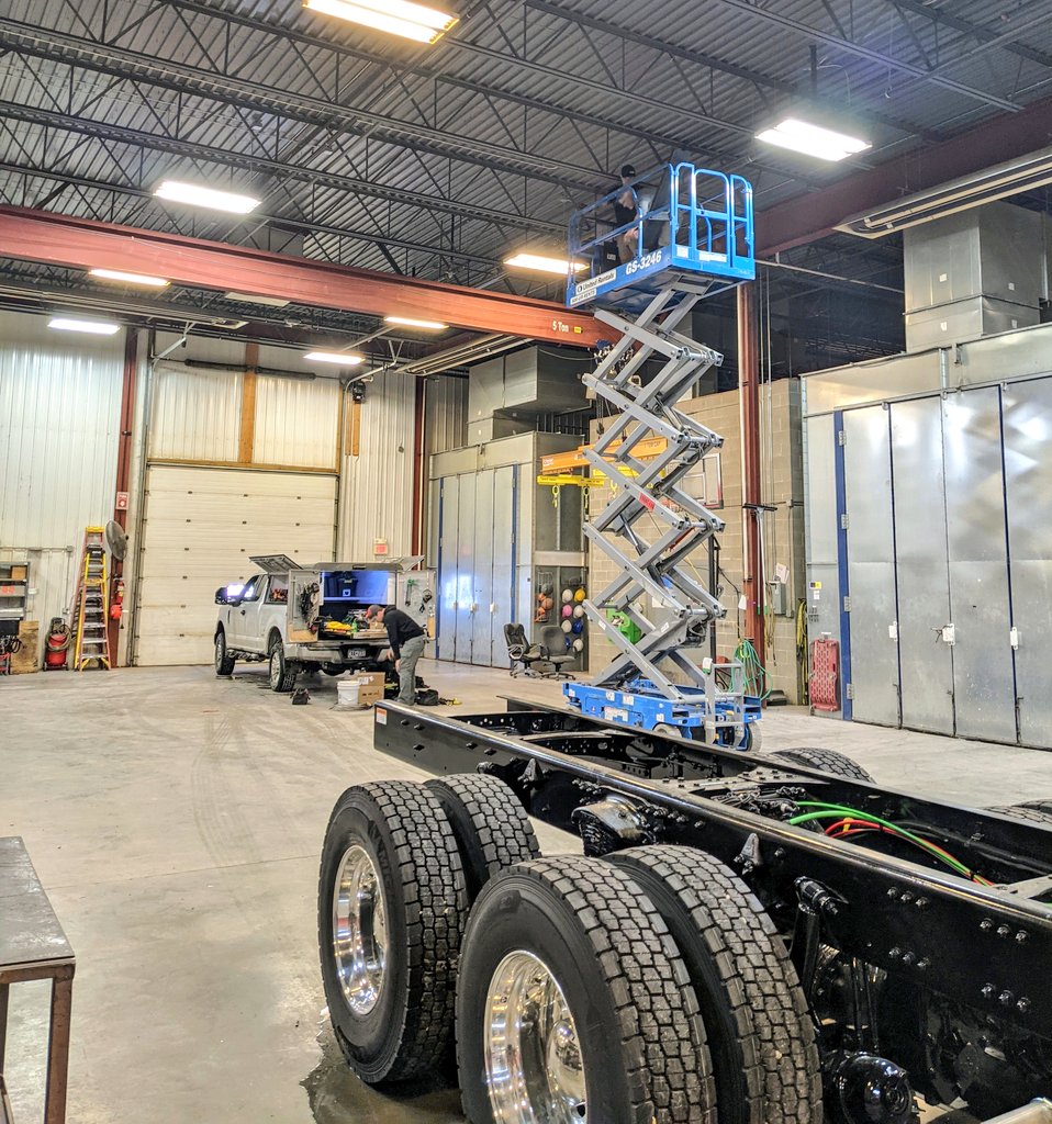 Our friends from Northland Safety Solutions are onsite today installing upgrades to our rolling stock fall protection system. They will also inspect the entire system &amp; provide training for our team. This is an important investment! #SafetyFirst