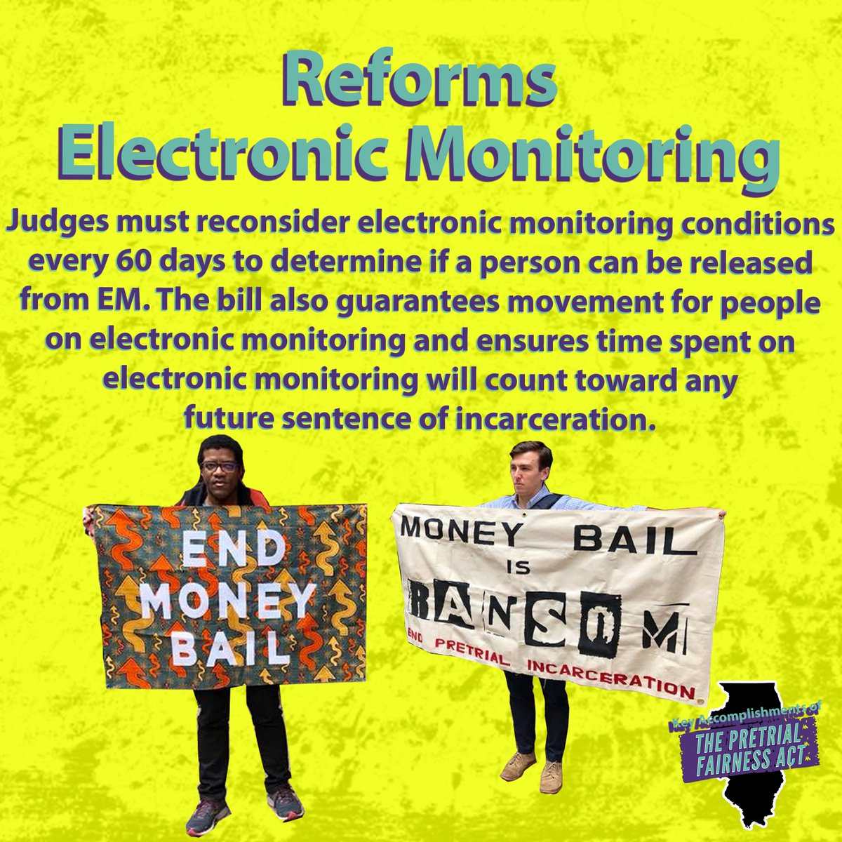 The Pretrial Fairness Act reforms electronic monitoring. |  #EndMoneyBail