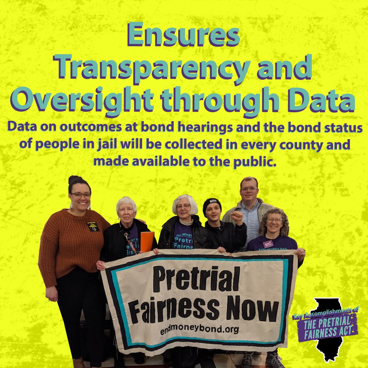 The Pretrial Fairness Act ensures transparency and oversight through data collection. |  #EndMoneyBail