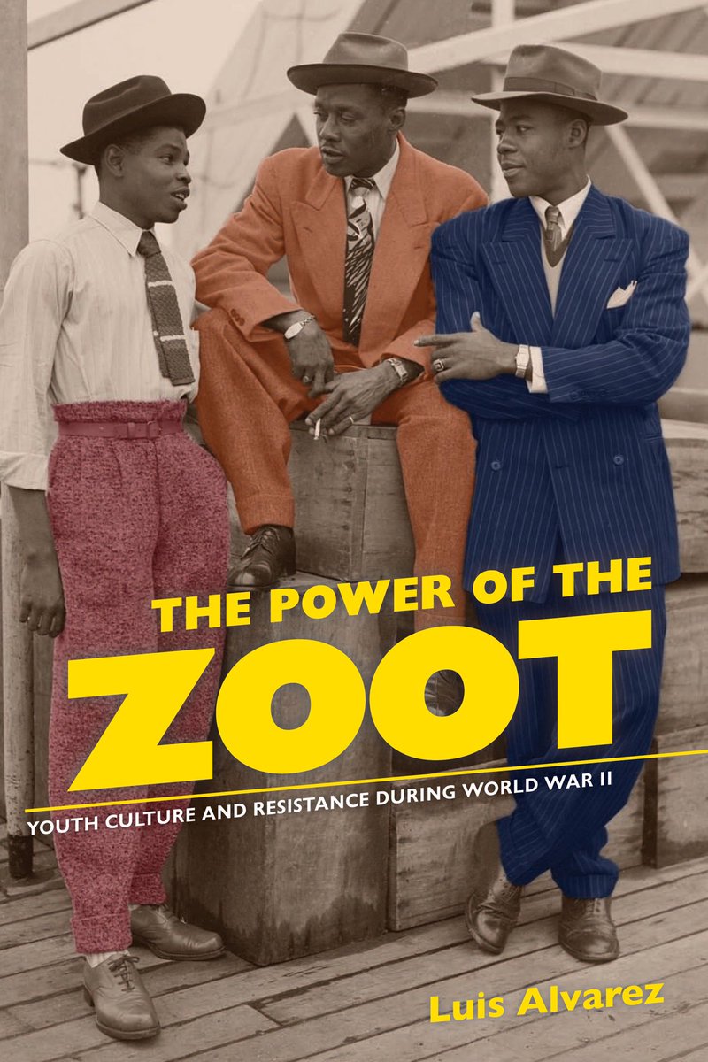 HistoryMisterE's tweet photo. @Gotmyowngetdown @AfricanaCarr @inclasswithcarr @ASALH Correct, here are 2 good books + 1 lecture: Murder at the Sleepy Lagoon by Eduardo Obregón Pagán + Power of the Zoot by Luis Alvarez, lecture by Alvarez: https://t.co/NhkH32jgOH https://t.co/ewITfEeW76