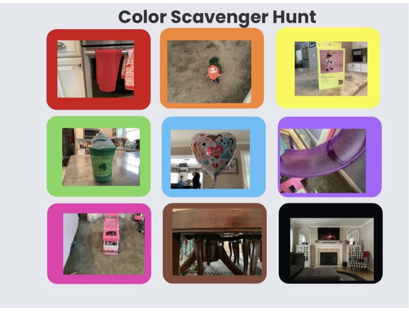 wildertech's tweet photo. Snow ❄️much fun on our virtual day in 1st grade tech class 📸 #omsbulldogs #colorscavengerhunt #seesaw #getthemmovingaround https://t.co/LRVqDhnRke