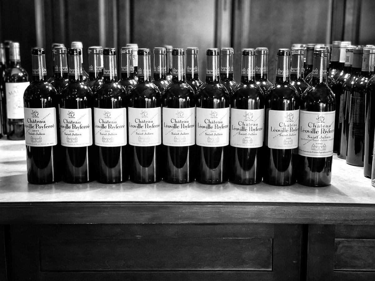 No better way to understand an estate than tasting through multiple vintages. #leovillepoyferre #saintjulien