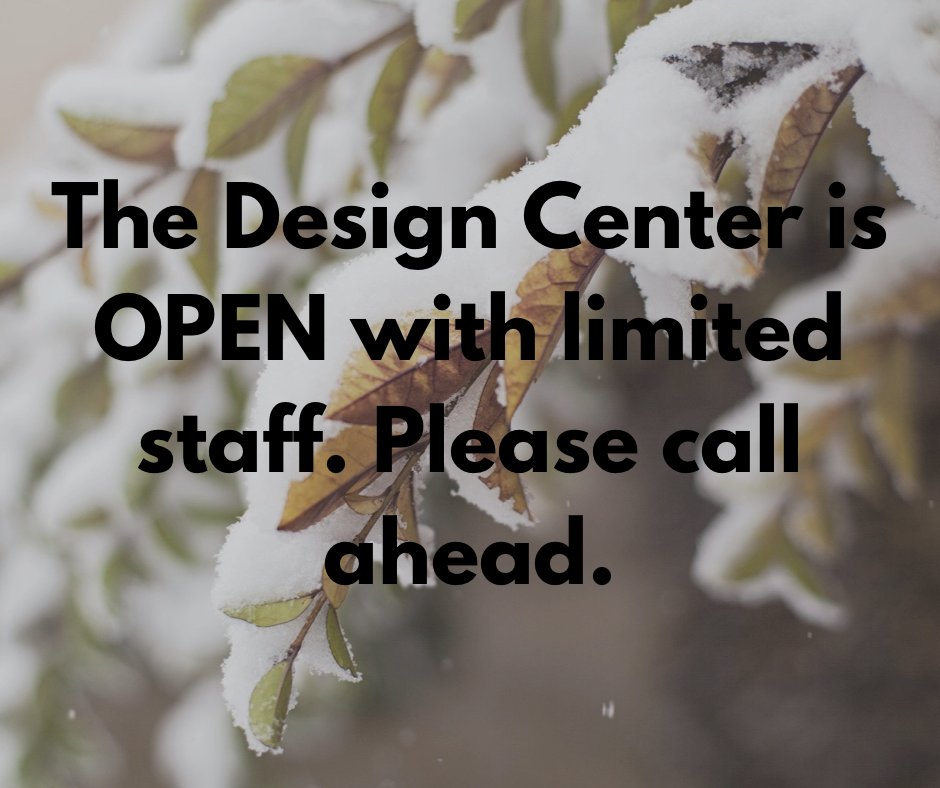 DesignCenterCMS's tweet image. Please use extreme caution if getting out today. ❄️