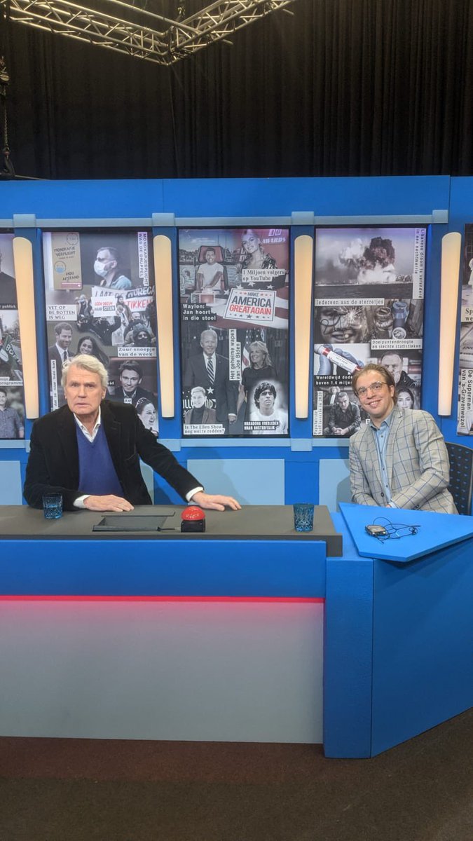 Na de opname heb ik besloten: ik wil later Adriaan van Dis worden. Wat fantastische man. Vanavond samen met de altijd leuke <a href="/GwenvanPoorten/">Gwen van Poorten</a> in Dit Was Het Nieuws om 21:35 #npo1