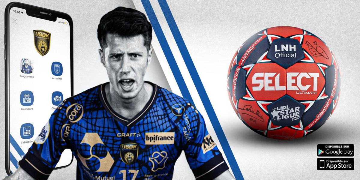 USDKDunkerque's tweet photo. Il est temps de gagner ton ballon dédicacé en pronostiquant le score de la rencontre de samedi sur l’App officielle de l’USDK ! #DUNTOU 🔵⚫️🍀 https://t.co/rODJSUU3Hr