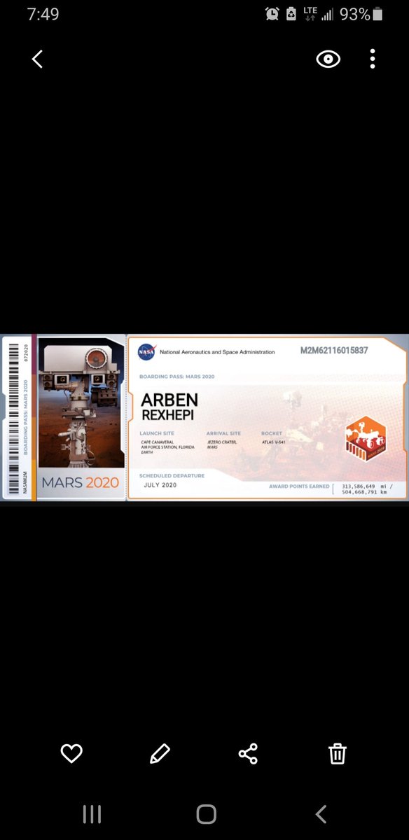 arbenrex's tweet photo. @NASAPersevere landing https://t.co/bqOodjIbgA