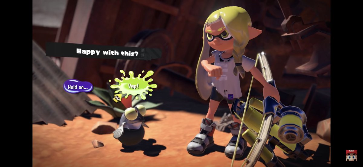 and here is the splatoon 3 inkling:clearly very close to the splatoon 2 style but with some changes, overall i think they look good