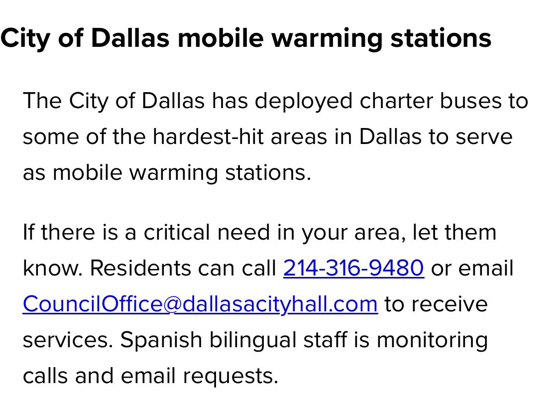 Mobile warming stations 