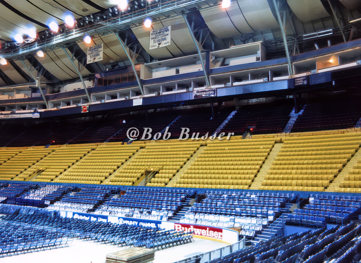 Bob Busser on X: St. Louis Arena (Checkerdome). Longtime home for the @NHL  @StLouisBlues and part time home for the @NBA @ATLHawks . Hawks played most  games at the now razed Kiel