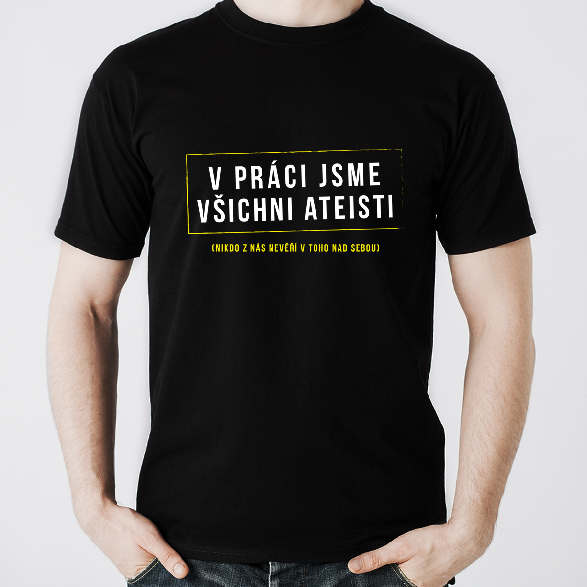 Geekworld_cz's tweet photo. Novinka: Funny tričko - Ateisti v práci. Tričko do práce, které rozhodně naštve šéfa.
https://t.co/JO2MYcW68y https://t.co/r9Dr2gsFQT