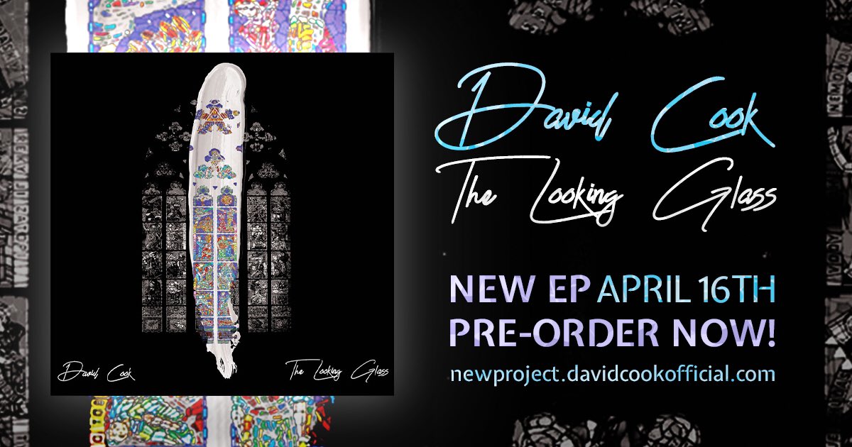April 16th can't come soon enough!  So excited to share the artwork and album title for my new EP!  #TheLookingGlass #DCEP #davidcook #newmusic newproject.davidcookofficial.com