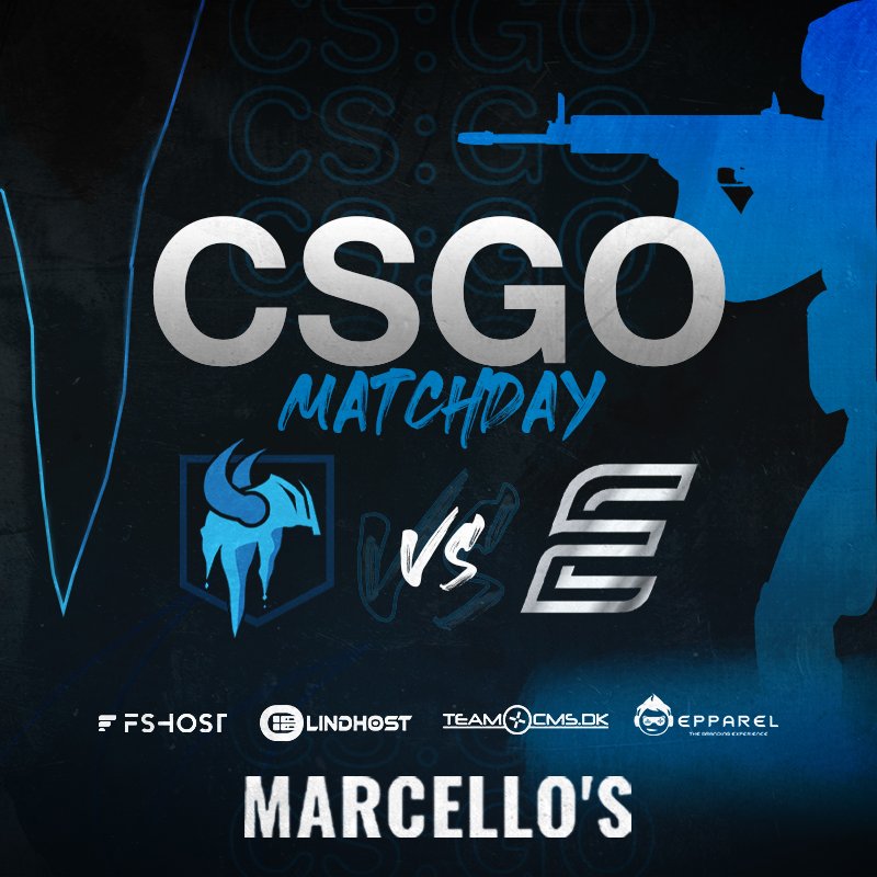 XIESPORTGG's tweet photo. MATCH DAY IN ESEA OPEN

🆚@eikkuzaiCSGO 
⏲️19:30 (CET) 
📺https://t.co/rvi5Rhzkzc

LINEUP: FROZ MARCELLOS #GoFroz
🇩🇰@FrozYikess
🇩🇪@Blacki_cs
🇬🇧@KerrDesigns
🇩🇰@Zjokecs 
🇩🇰@ETYYYCS
 
Froz Marcellos is 7-2-0 in ESEA OPEN. https://t.co/HD5zre18xN