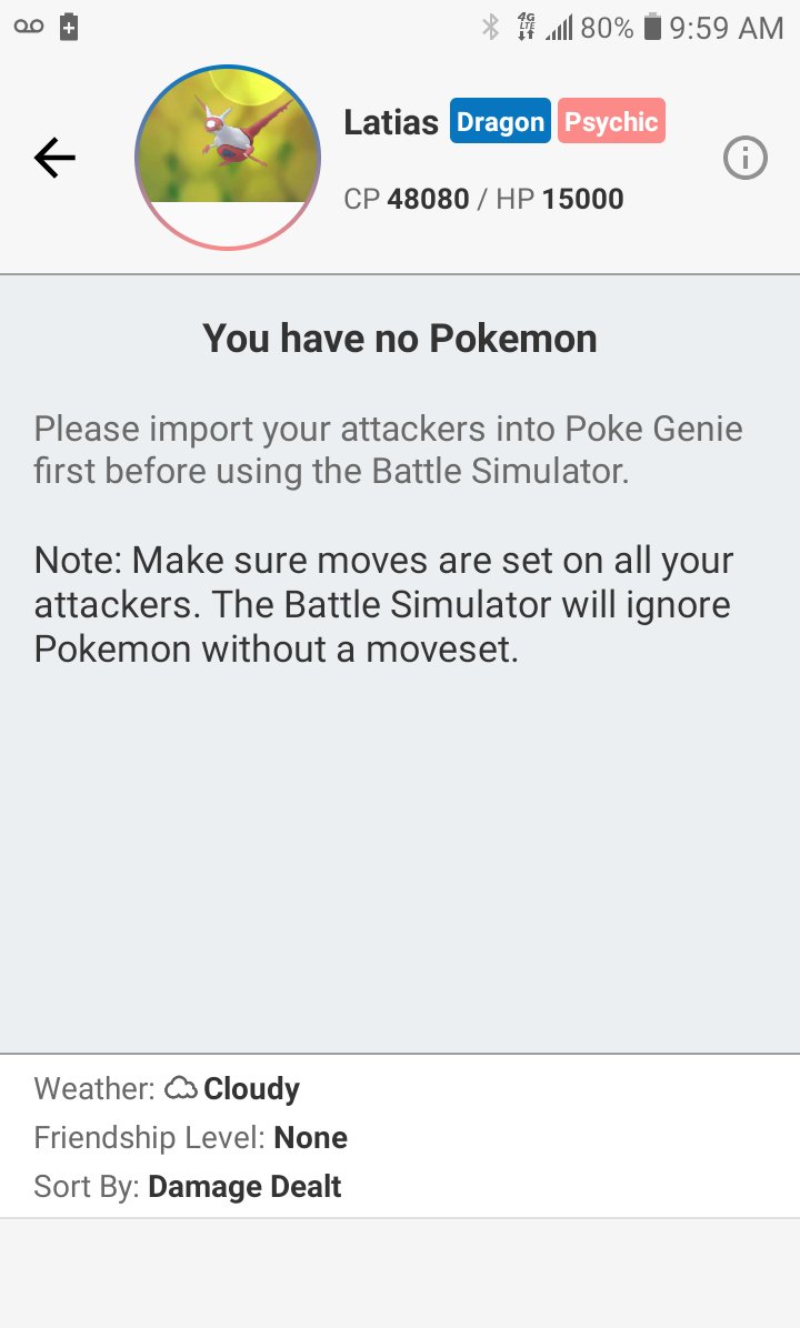 Poke Genie on Twitter "jeremystewart9 You must set moves first. Make sure your attackers