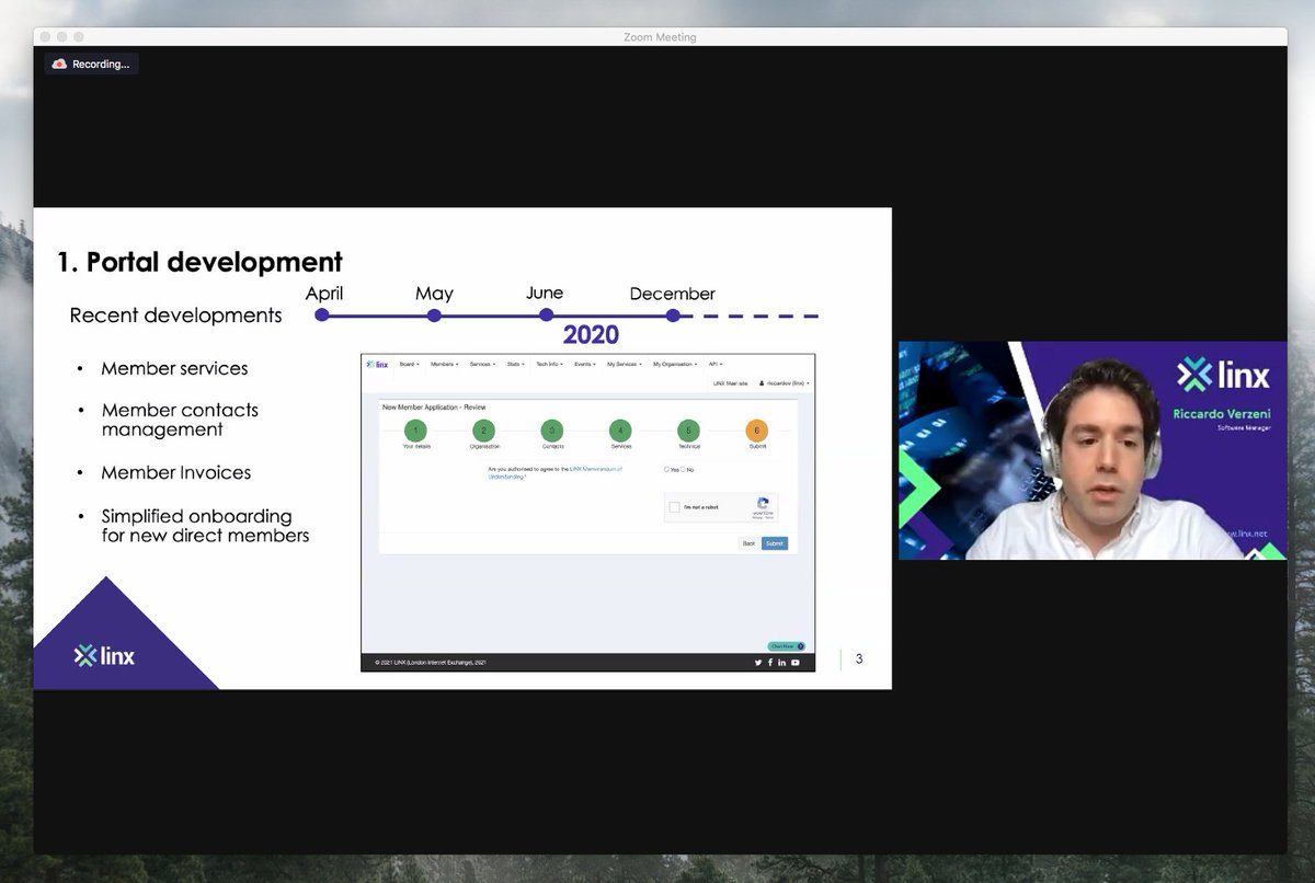 LINX_Network's tweet photo. #LINX Software Manager, Riccardo Verzeni now presenting at #LINX112 on our Portal Development, Automation, Workflows and Systems Development. Some great new features launched recently to assist new member on boarding processes. https://t.co/ueS7lRvgks https://t.co/Gu7bIf0E9l
