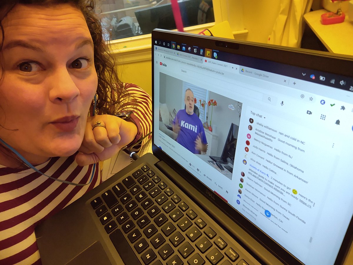 Hanging with Gerry Brooks on this snow day for a PD.