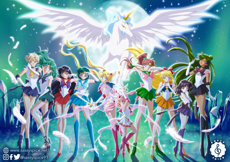 SassySpice91's tweet photo. Dream Soldiers🦄✨As you see, this is a "redraw" of one of my favorites Naoko's illustrations. It was the first poster I had and it spent a lot of time hanging on my wall as a teenager, so... yeah, a lot of feels about it. For more info about this piece, checkout my Insta! ^^ https://t.co/L836ZTLPOs