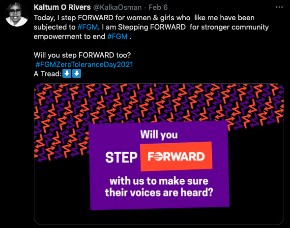 FORWARDUK's tweet photo. Thank you for sharing your stories and supporting a move to better #FGMsafeguarding in the UK. The work doesn’t stop here but we so appreciate your support so far as we drive progress on FGM interventions nationally!
#EndFGM #FORWARDUK #StepFORWARD https://t.co/cyLpae0YOu