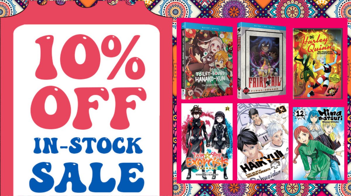 rightstufanime's tweet photo. Did you check out our 10% Off In-Stock Sale yet? 😮 We have SOOO MANY anime and manga titles just waiting for you to snatch them up! 📚 Get them now!
#anime #manga #10percentoffinstocksale #deals #instocksale
https://t.co/JW0rUuPZOz https://t.co/iLxImVvPK9