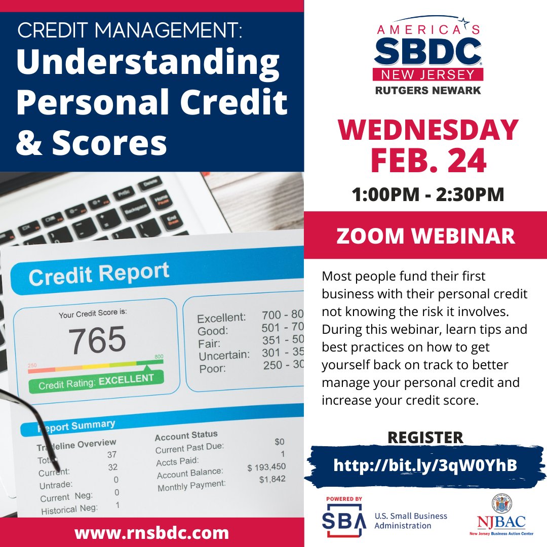 rnsbdc's tweet image. 📣Rutgers Newark SBDC&apos;s upcoming webinars from the week of February 22nd📣 ‼️Register at bit.ly/RNSBDC-Eventbr…
.
#sbdc #rnsbdc #smallbusinesscourse #covid19courses #njsbdc #smallbiz #smallbusinesssupport #smallbizsupport #businesswebinar #eebinars #zoom