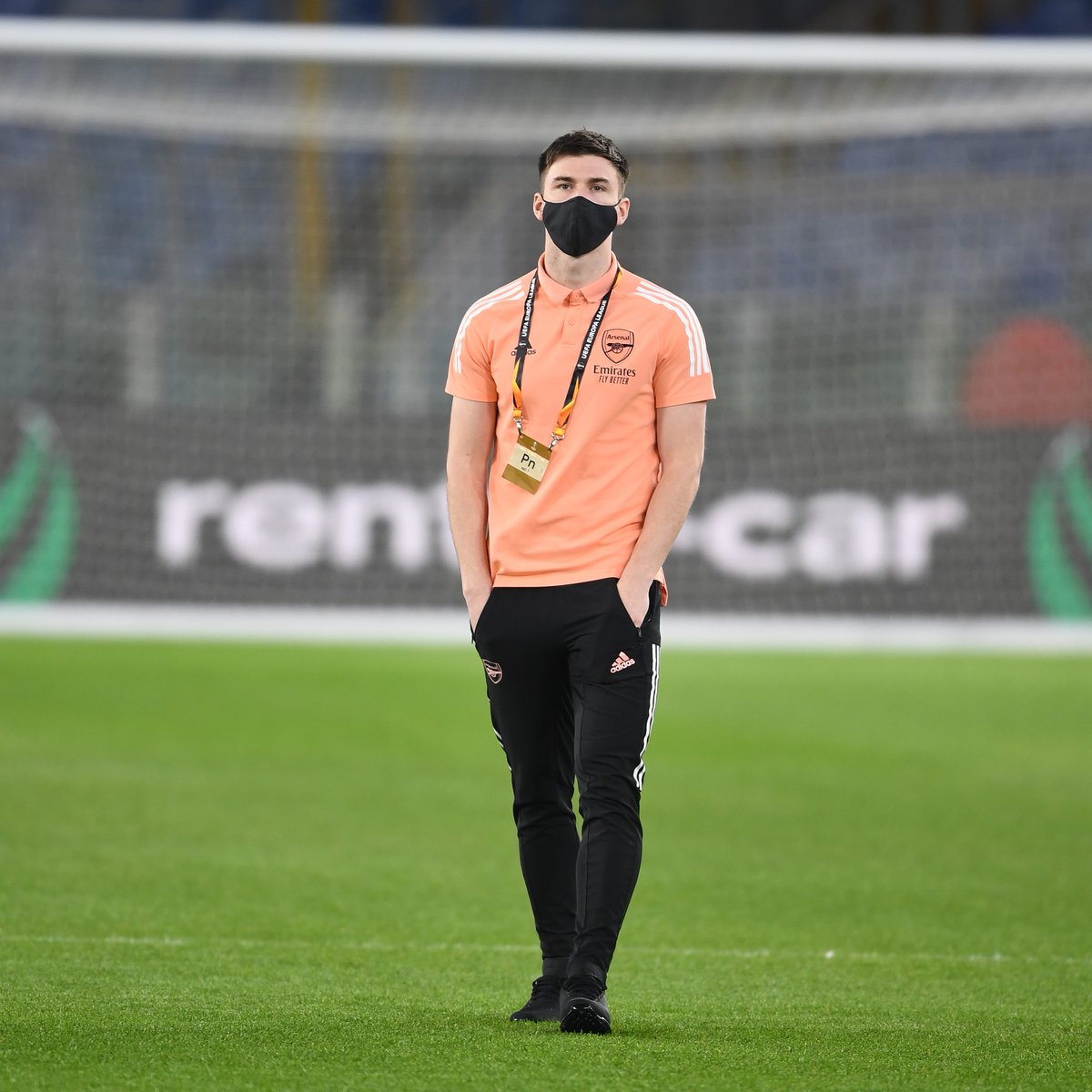 We've arrived at Stadio Olimpico! 🏟

👋 <a href="/HectorBellerin/">Héctor Bellerín</a> 
💪 <a href="/kierantierney1/">Kieran Tierney</a>  

🏆 #UEL