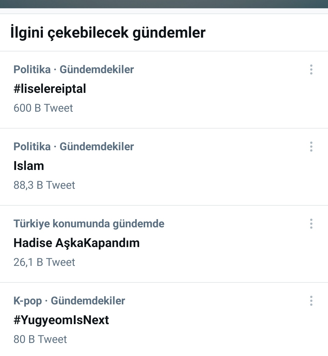 Ben bize inanıyorum. Belki birbirimizi tanımıyoruz ama tam desteğe devam gün birlik olma günüdür
#liselereiptal