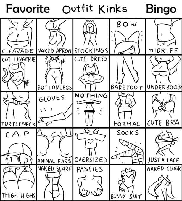 Give me a character (no OCs, only my characters or canon characters) and an outfit