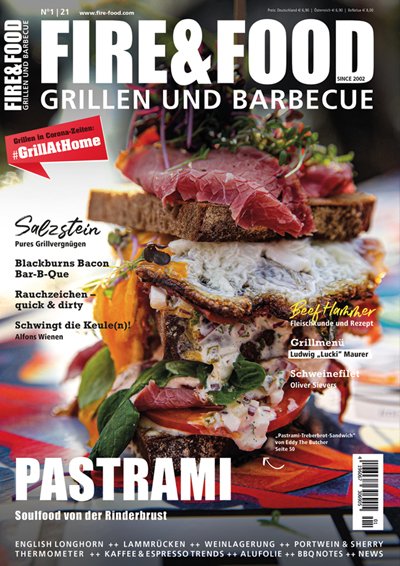 Noch nie gab es so viele Grillgeräte am Markt. Die Trends dazu in der kommenden FIRE&amp;FOOD 1/21; ab 26.02 am Kiosk, Abo unter fire-food.com