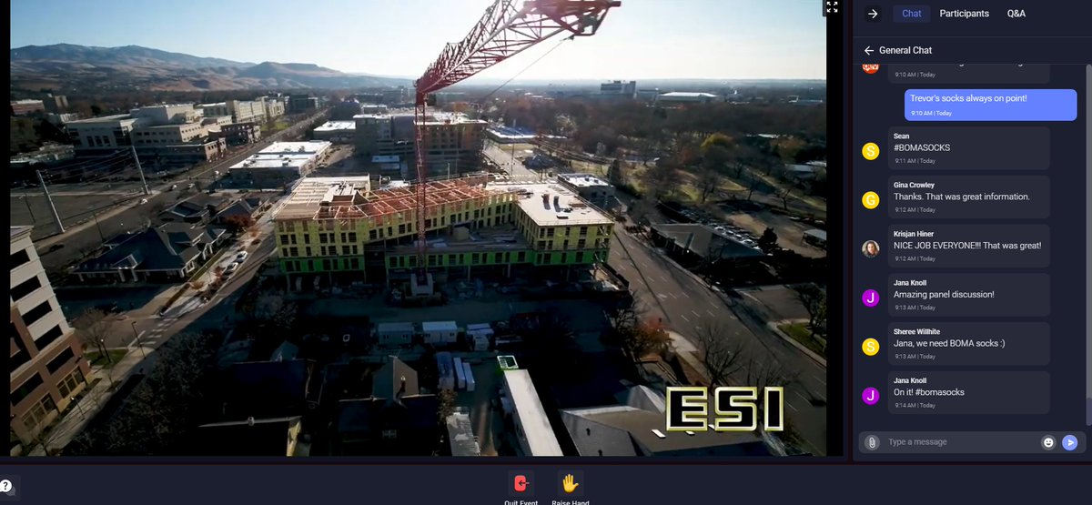 ConDoc_Software's tweet photo. #ConDoc LIVE at @BomaIdaho #commercialrealestate SYMPO 21 - Shout Out to our Friends over at @ESICompanies Thank you for your partnership!!!
#bomaidsympo21 #cre #bomaidaho #ConDocSimplified #ESIstrong https://t.co/FJtBnDyONR