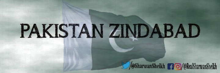 We are a great nation and will always be one In Sha Allah. love Pakistan and it's people.
Together let's build a peaceful and positive Pakistan. ♥🇵🇰

#PakistanZindabad 
#HeaderUpdated