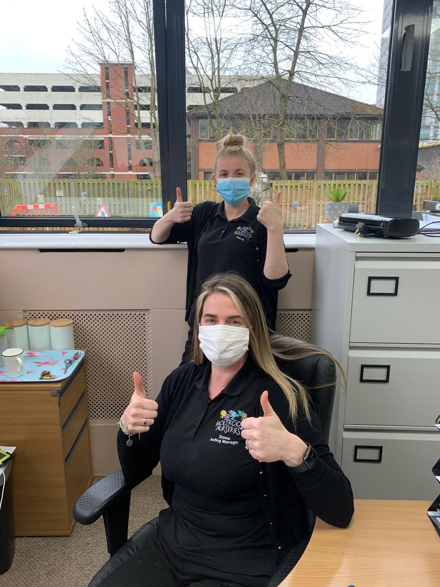 HolyroodSwinton's tweet photo. A big Thumbs Up from Our Managers, Sarah from Holyrood Swinton and Donna from Holyrood Media City. Thank you to all our Early Years Workers, you are all amazing!
#ThumbsUpForEarlyYears @HolyroodNG https://t.co/n2kDJCJCxm