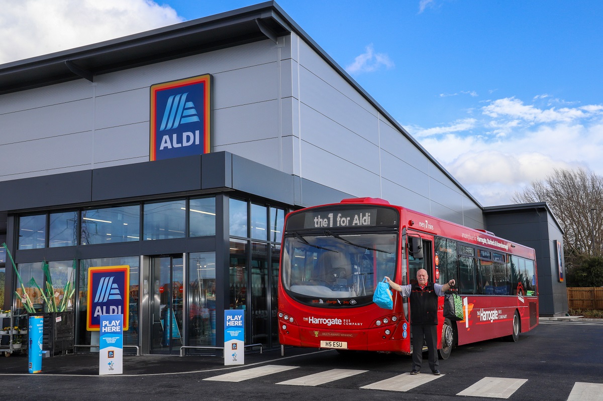 🆕 We're taking you further on #The1B from 21 Feb.

🗣 Thanks to your feedback, we're extending our 1B route to take you to the new Aldi store on York Road in Knaresborough, which also means more buses to &amp; from Nidderdale Lodge Park

See more here 👉bit.ly/3k0dzOB