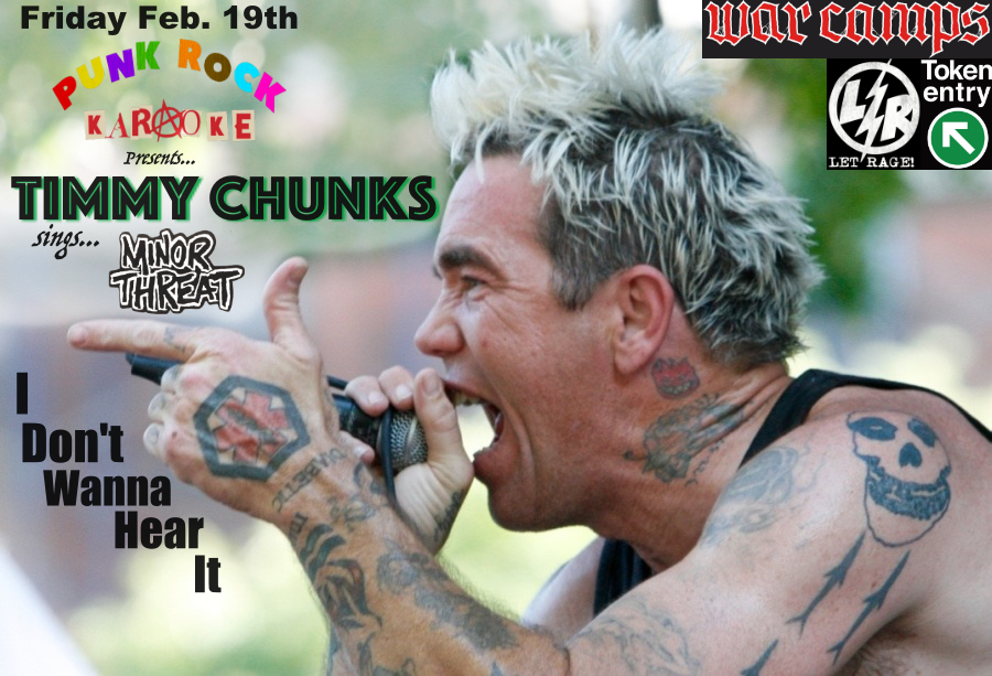 Darrin99's tweet photo. **TOMORROW** (AM in PT) my ol' pal Timmy Chunks from Token Entry - Let Rage - War Camps joins me and @PRK_LA to sing the #MinorThreat hit I DON'T WANNA HEAR IT.
W/ @GregHetson @slee9383 @RandyBradbury @DangerousD_Show @Darrin99 #punk #TokenEntry #LetRage #WarCamps #MinorThreat https://t.co/w5JuybCfXs