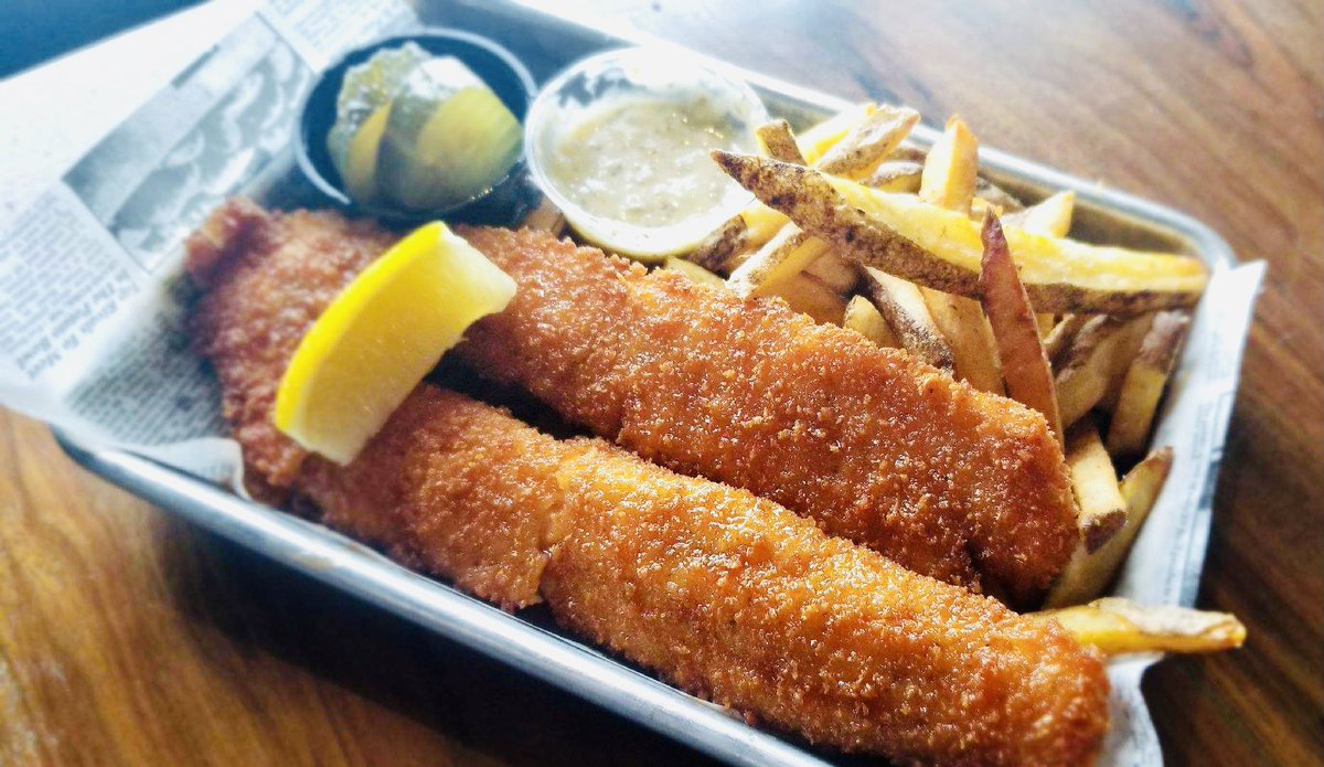 TwinOast's tweet photo. 🚨 NEW MENU ITEM 🚨

SPICY MAPLE WALLEYE 🤯
Now available all day, everyday throughout Lent for $13.50. Order with the spicy maple sauce or plain. Comes with haus tartar, Belgian fries, and pickles. A sure fire can’t miss! #GoWalleye #BrewOhio https://t.co/GcqrFNKiI0