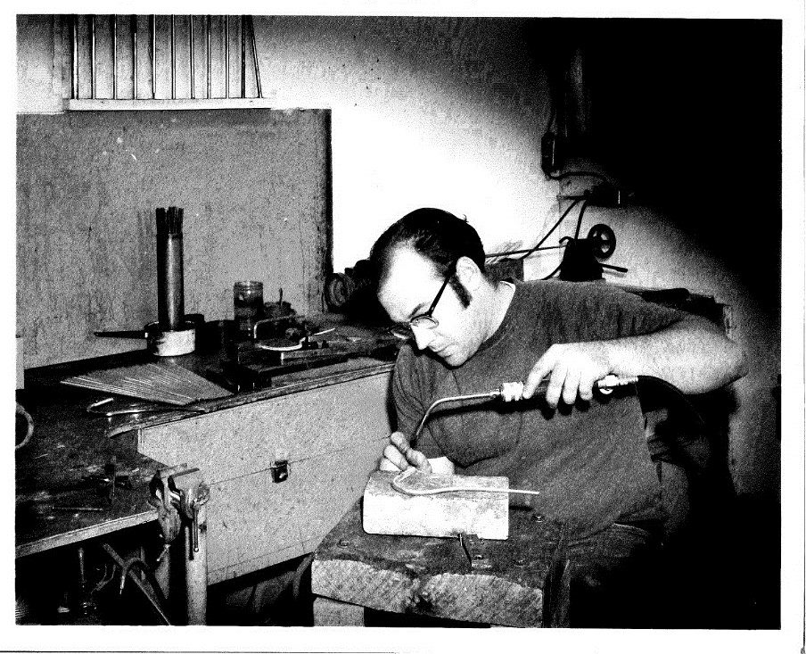 Another great photo from our archives! This picture was taken in the early 1960s and features former Fox employee Terry Hamilton working on a bassoon bocal.