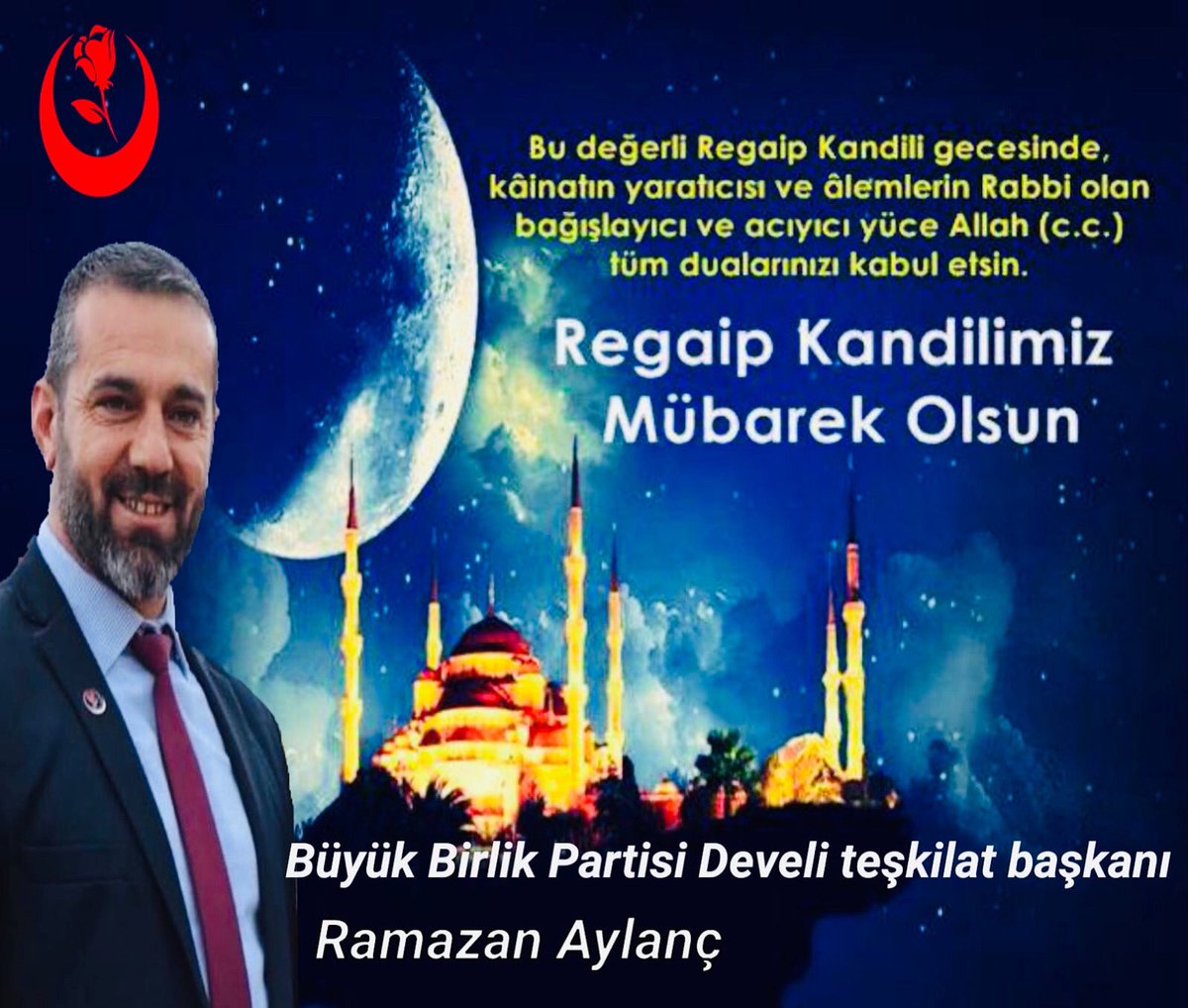 #RegaipKandilimiz tüm İslam Alemine ve Müslüman kardeşlerimize mübarek olsun inşallah.