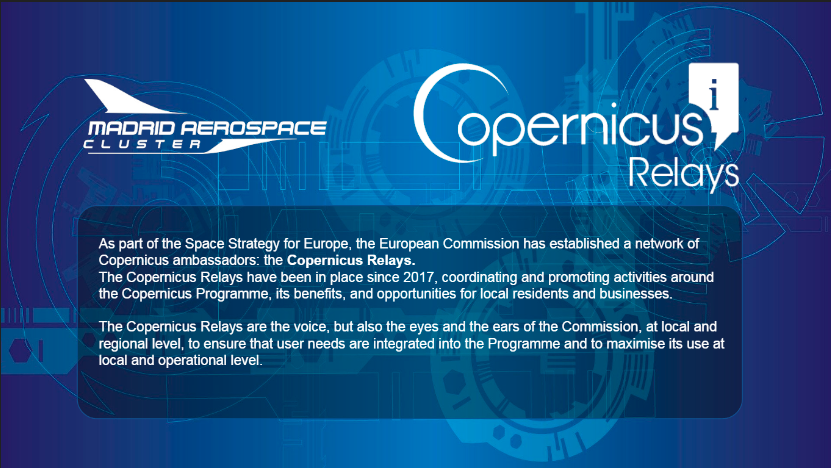 go2space_hubs's tweet photo. 🛰️🌍#Copernicus Relay @MadridAeroSpace Cluster at #Go2SpaceHackathon presents the #WhatSpaceMeans4U campaign 👉https://t.co/N4hyXk6766 @CopernicusEU @parqUC3M @soblooservices @EU_GNSS @defis_eu @Clusters_EU @EU_EASME @EU_H2020 @CDTIoficial @madrimasd @een_madrid @EEN_spain #EGNSS https://t.co/UeX7BUmj4m