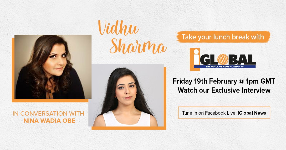 Tune into our exclusive interview with <a href="/Nina_Wadia/">Nina Wadia OBE</a> tomorrow lunch time on FB Live! Hear all about how Nina rose to fame through comedy acting, and her tremendous charity work which she was honoured for earlier this year. All this &amp; more on iglobalnews.com 📺 <a href="/BananaSharma/">Vidhu</a>