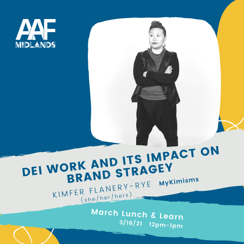 AAFMidlands's tweet photo. March is Women's History Month so we are hosting TWO wonderful women speakers. Nicole Christos discusses being ready for your next role on Thurs., March 4 and Kimfer Flanery-Rye will talk about DEI &amp; Brand Strategy on Tues., March 16. Reserve your spot: https://t.co/ww5EiQiHAA https://t.co/UAaz11re54