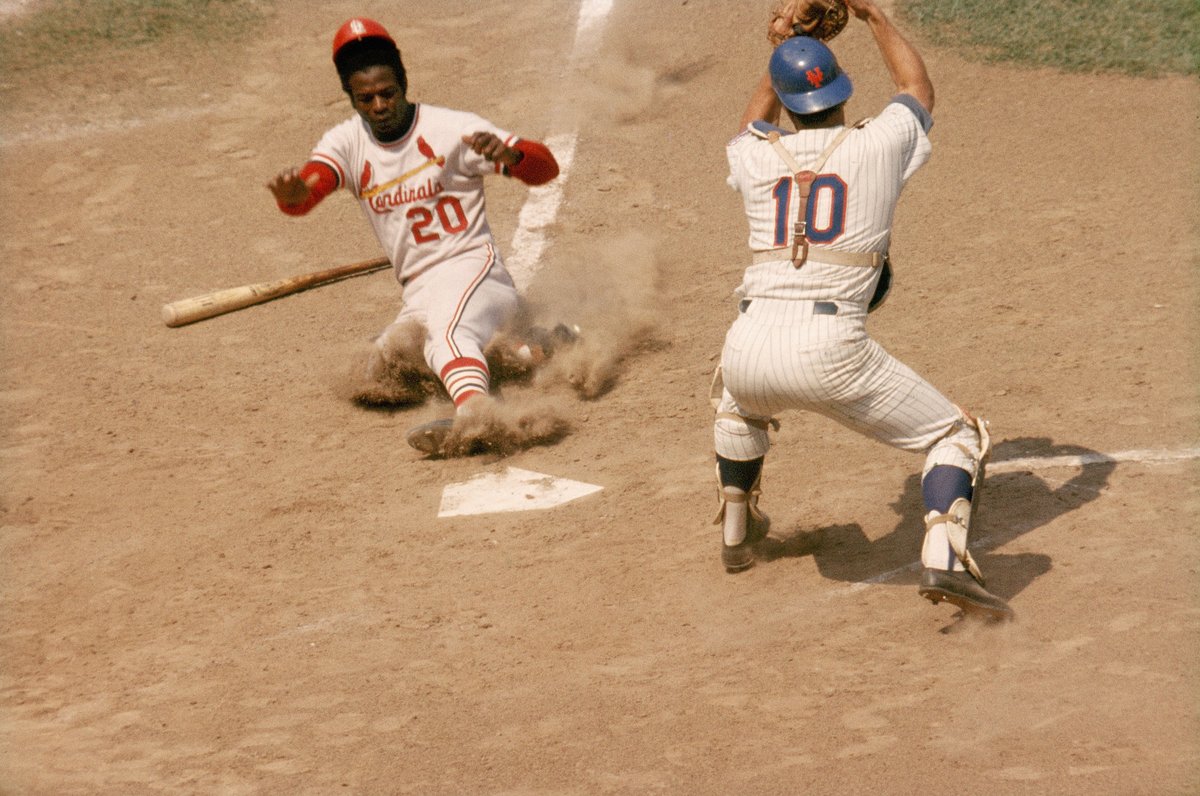 ◾️ 6x All-Star
◾️ 1964 &amp; 1967 World Series Champ
◾️ 3,023 Hits
◾️ 8x NL Stolen Base Leader
◾️ 938 Steals (2nd all-time)
◾️ 14 World Series Steals (MLB record)
◾️ No. 20 Retired by <a href="/Cardinals/">St. Louis Cardinals</a> 
◾️ 1st Ballot Hall of Famer 

Lou Brock was a legend. #BlackHistoryMonth