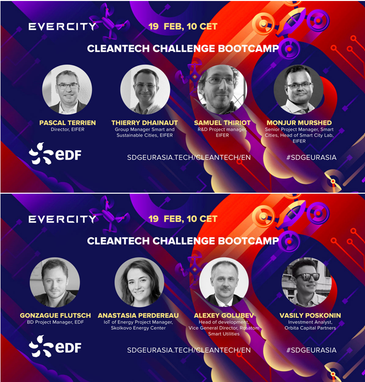 evercityeco's tweet photo. Tomorrow we hold a Bootcamp for participants of the cleantech challenge. Don’t miss it https://t.co/6R9cAg1GxY 
The leading experts in #smartcities and #cleantech will assess 10 projects and the 2 best will become participants of the Digital SDG #Accelerator!
#climatetech #sdgs https://t.co/Sa6pbztpNU