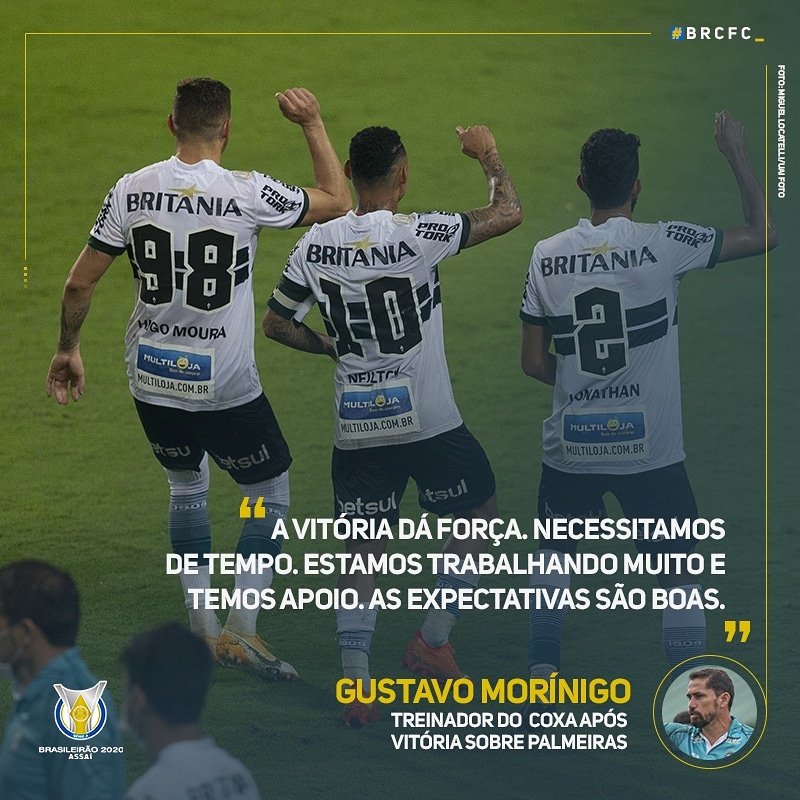 Brasileirao's tweet photo. 🇳🇬 Se liga no Coxa. Que já pensa na volta... #BRCFC https://t.co/YiUNG3YqFd