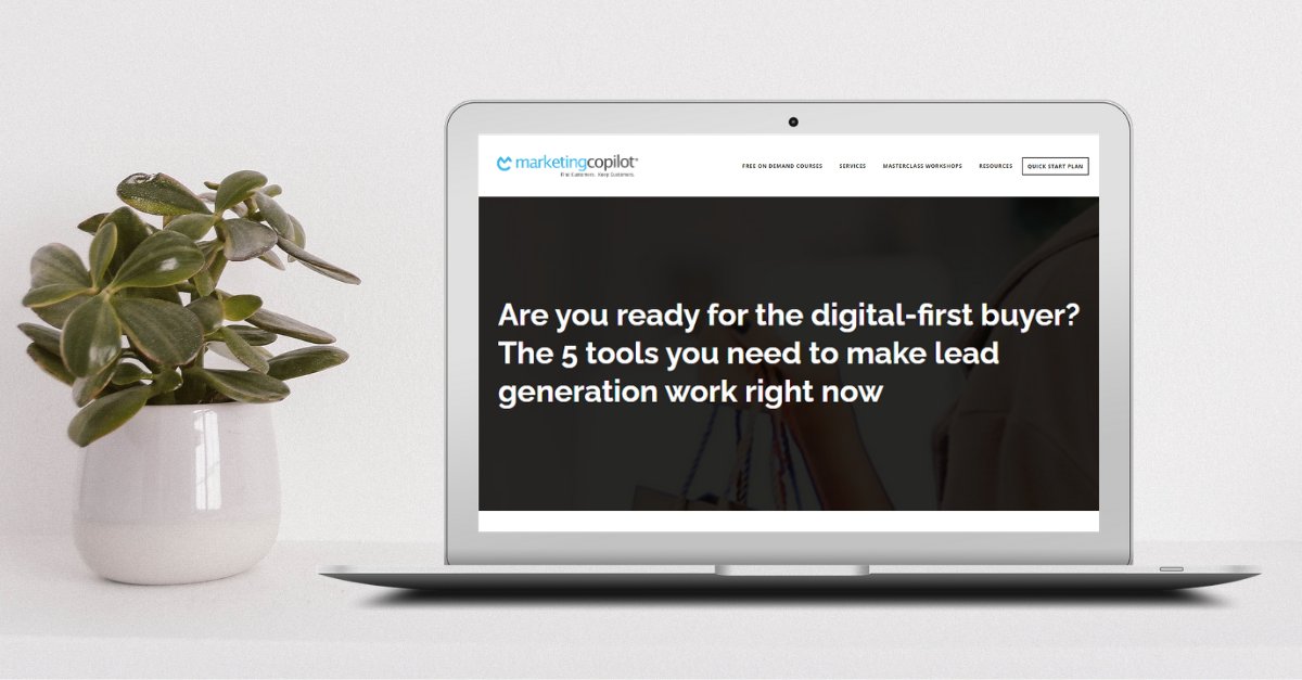 mariewiese's tweet photo. Companies that have struggled with the transition from offline tactics to online lead demand programs are at risk of not surviving in the new world. We compiled the 5 most important tools B2B companies need to survive in times of significant change: https://t.co/Bip0etcfQN https://t.co/iv4UBOUd7L
