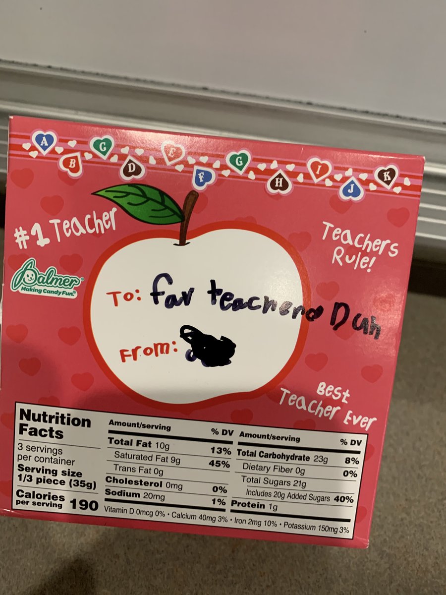 That feeling when you get a valentine from your student...🥰 and then flip it over to find out you're her "fav teacher, duh!"....😭🥳😍 I'm living my best life right now! #engageFMS #d100inspires