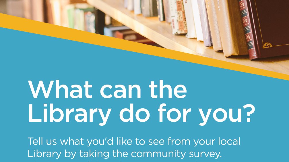The San Diego Library Foundation and SDPL want to hear from YOU! Take part in a community survey going on now through April 17. supportmylibrary.org/master-plan/