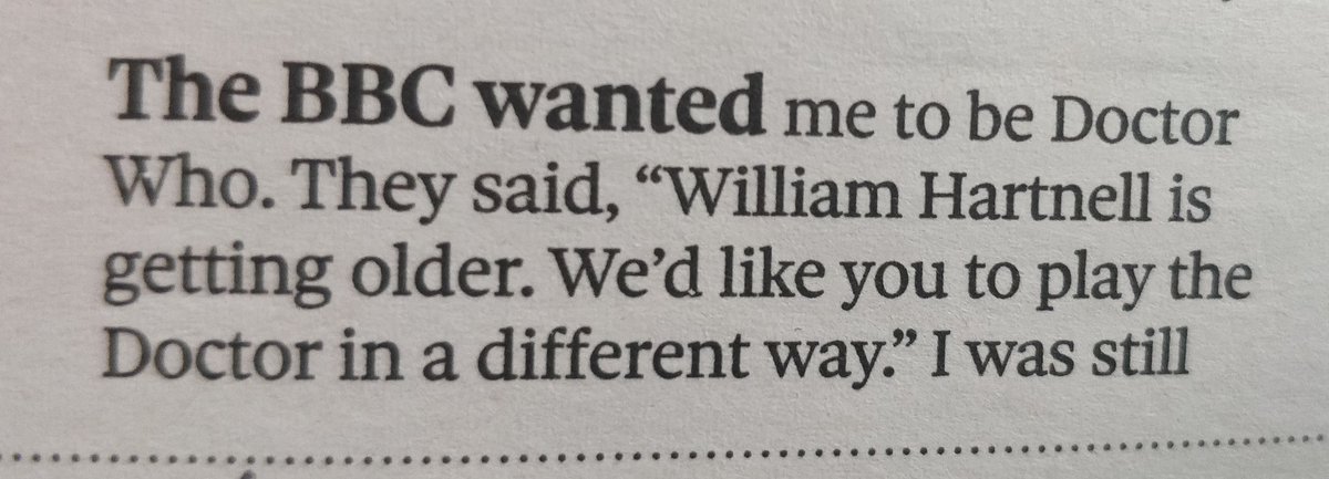 Natt's tweet photo. Perhaps the most important revelation from this weekend's newspapers. #DoctorWho https://t.co/NqqAqlWF59