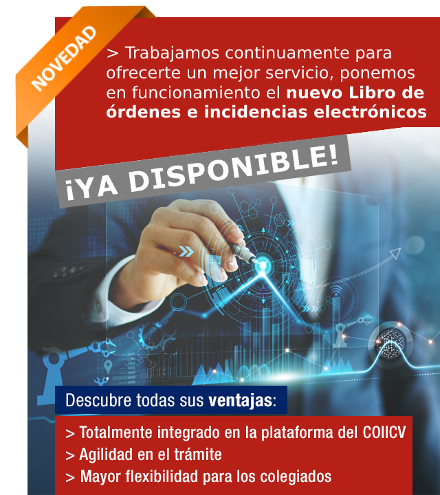 IndustrialesCV's tweet photo. 🔴 Desde hoy, ya disponible la nueva herramienta "Libro de Órdenes e Incidencias Electrónico" en el servicio de visados del #COIICV

Acceso ➡️ https://t.co/xwMujoRKYp https://t.co/FRXfyrDs3K