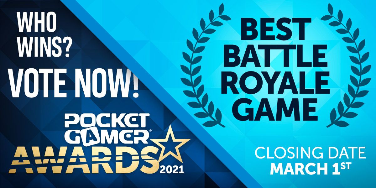 Who will win the Best Battle Royale Game at the #PocketGamerAwards? You decide! Make sure you vote before March 1st! bit.ly/3dsCucx <a href="/NetEaseOfficial/">neoAs</a> <a href="/nWayGames/">nWay</a> <a href="/ZeptoLab/">ZeptoLab</a> <a href="/Garena/">Garena</a> <a href="/Teatime_Games/">Teatime Games</a> <a href="/getbulletleague/">Bullet League</a> <a href="/butter_royale/">Butter Royale</a> <a href="/PlayCODMobile/">Call of Duty: Mobile</a>