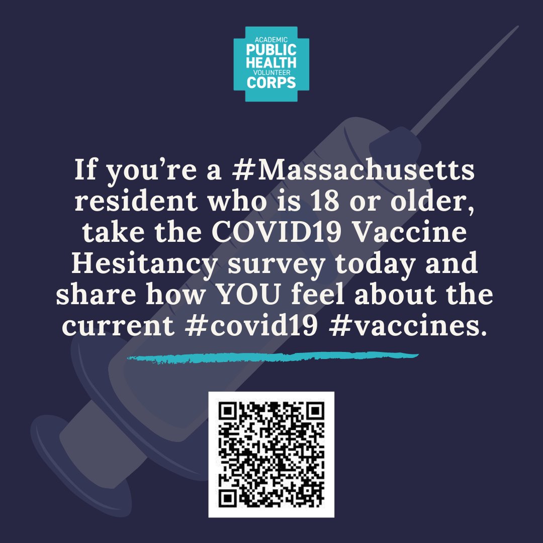 aphc_ma's tweet photo. Help us help you! Take the COVID-19 Vaccine Hesitancy Survey now. https://t.co/aQqVIbJHw6 https://t.co/yHeN20UjxM